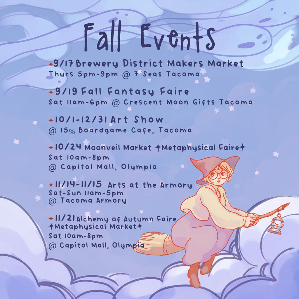 Calendar of upcoming events